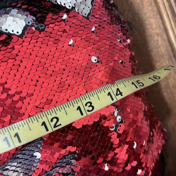 Lucky 7 , women, Made in USA, Bag Red Sequins For Party Nice Style .! - Picture 9 of 9